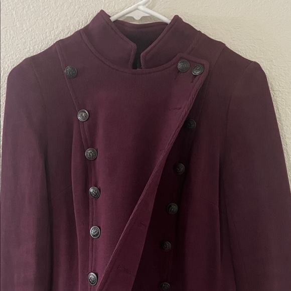 Free People Double-Breasted Blazer - Deep Purple - Picture 3 of 4